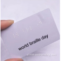 NFC Braille Gift Card for for blind people